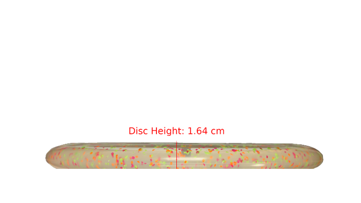 Discraft Z Confetti Luna Putter Profile View