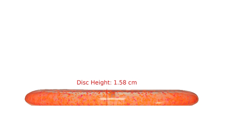 Discraft Z Confetti Luna Putter Profile View