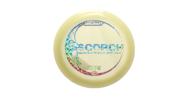 Discraft Mega Glo Z Scorch Distance Driver Front View