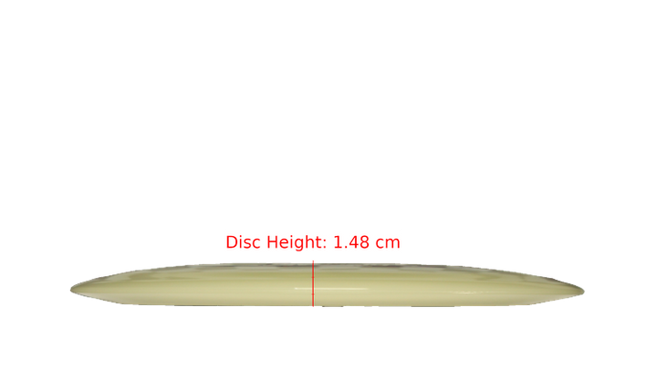 Discraft Mega Glo Z Scorch Distance Driver Profile View