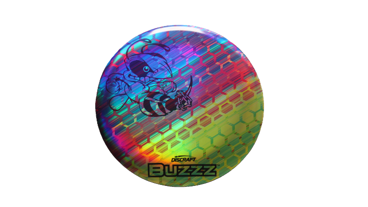 Discraft Honeycomb Full Foil SuperColor Buzzz Midrange Front View