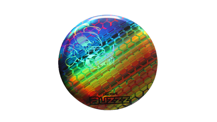 Discraft Honeycomb Full Foil SuperColor Buzzz Midrange Front View