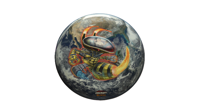 Discraft Earth SuperColor Buzzz Midrange Front View