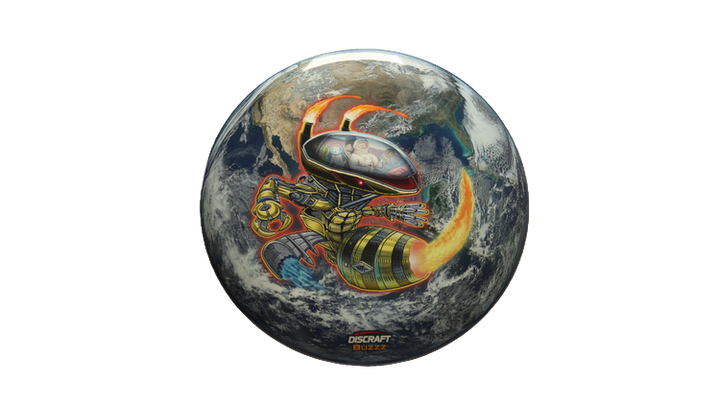 Discraft Earth SuperColor Buzzz Midrange Front View