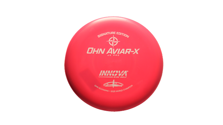 Innova 2025 Ohn Scoggins Signature Edition JK Pro Aviar-X Putter Front View