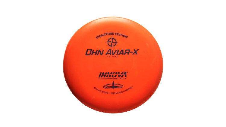 Innova 2025 Ohn Scoggins Signature Edition JK Pro Aviar-X Putter Front View