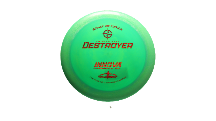 Innova 2025 Ohn Scoggins Signature Edition Swirled Star Destroyer Distance Driver Front View