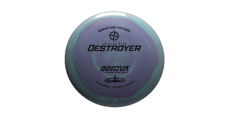 Innova 2025 Ohn Scoggins Signature Edition Swirled Star Destroyer Distance Driver Front View