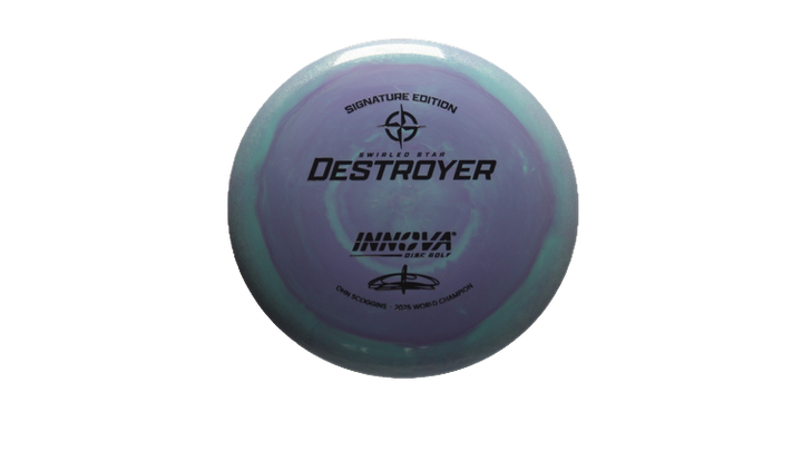 Innova 2025 Ohn Scoggins Signature Edition Swirled Star Destroyer Distance Driver Front View