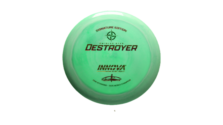 Innova 2025 Ohn Scoggins Signature Edition Swirled Star Destroyer Distance Driver Front View