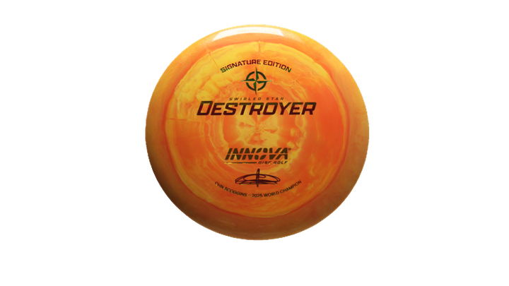 Innova 2025 Ohn Scoggins Signature Edition Swirled Star Destroyer Distance Driver Front View
