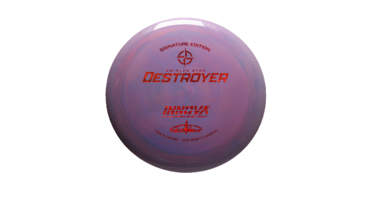 Innova 2025 Ohn Scoggins Signature Edition Swirled Star Destroyer Distance Driver Front View