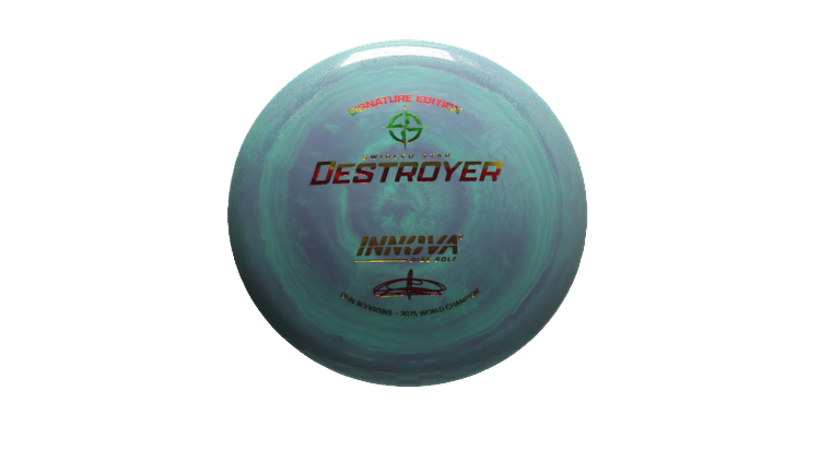 Innova 2025 Ohn Scoggins Signature Edition Swirled Star Destroyer Distance Driver Front View