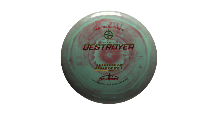 Innova 2025 Ohn Scoggins Signature Edition Swirled Star Destroyer Distance Driver Front View