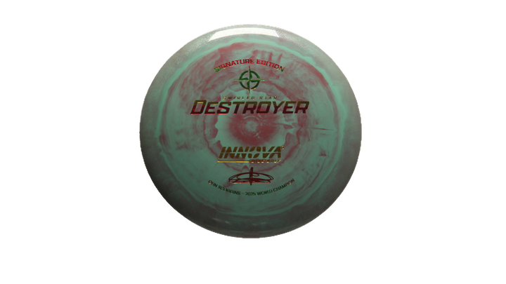Innova 2025 Ohn Scoggins Signature Edition Swirled Star Destroyer Distance Driver Front View