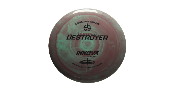 Innova 2025 Ohn Scoggins Signature Edition Swirled Star Destroyer Distance Driver Front View