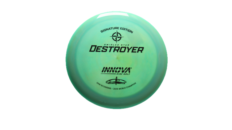Innova 2025 Ohn Scoggins Signature Edition Swirled Star Destroyer Distance Driver Front View