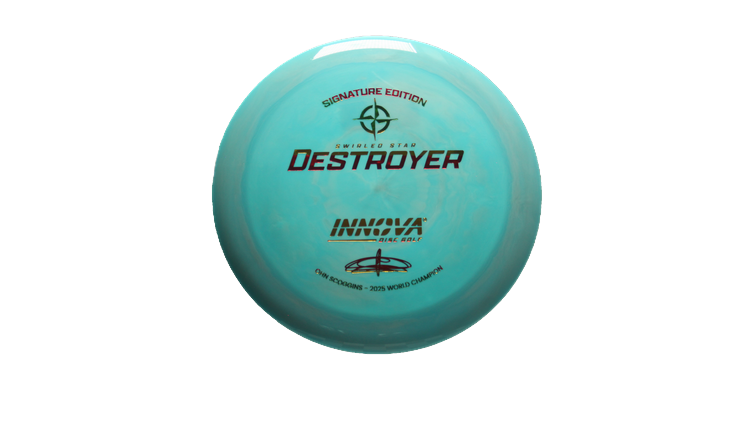 Innova 2025 Ohn Scoggins Signature Edition Swirled Star Destroyer Distance Driver Front View