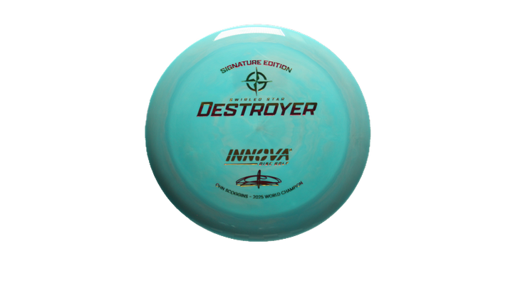 Innova 2025 Ohn Scoggins Signature Edition Swirled Star Destroyer Distance Driver Front View