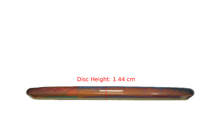 Axiom Koling Team Series Particle Eclipse Tempo Putter Profile View