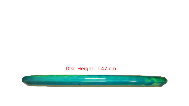 Axiom Koling Team Series Particle Eclipse Tempo Putter Profile View