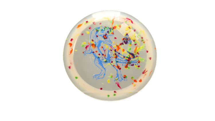 Dino Discs Egg Shell Allosaurus Distance Driver Front View