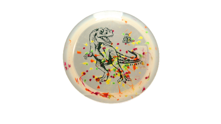 Dino Discs Egg Shell Allosaurus Distance Driver Front View