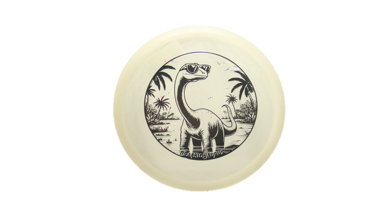 Dino Discs Egg Shell Glow Brachiosaurus Midrange Front View