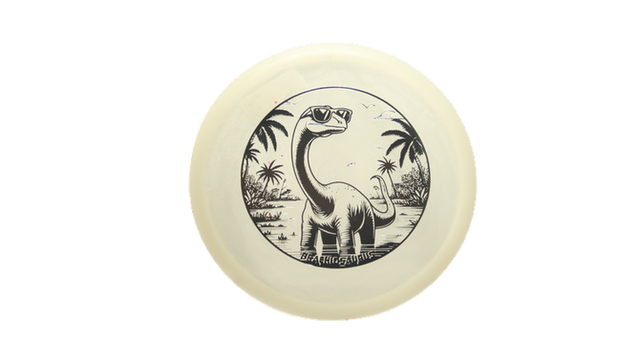 Dino Discs Egg Shell Glow Brachiosaurus Midrange Front View