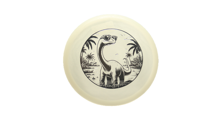 Dino Discs Egg Shell Glow Brachiosaurus Midrange Front View