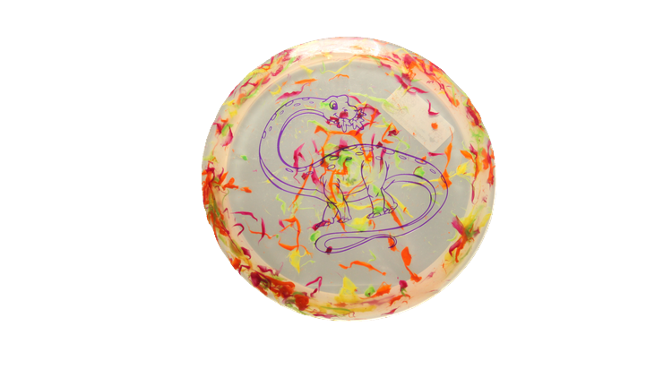 Dino Discs Egg Shell Diplodocus Fairway Driver Front View