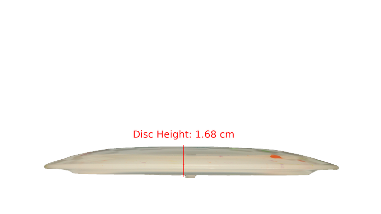 Dino Discs Egg Shell Spinosaurus Distance Driver Profile View