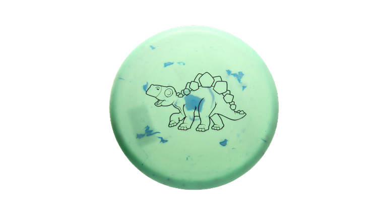 Dino Discs Egg Shell Stegosaurus Midrange Front View