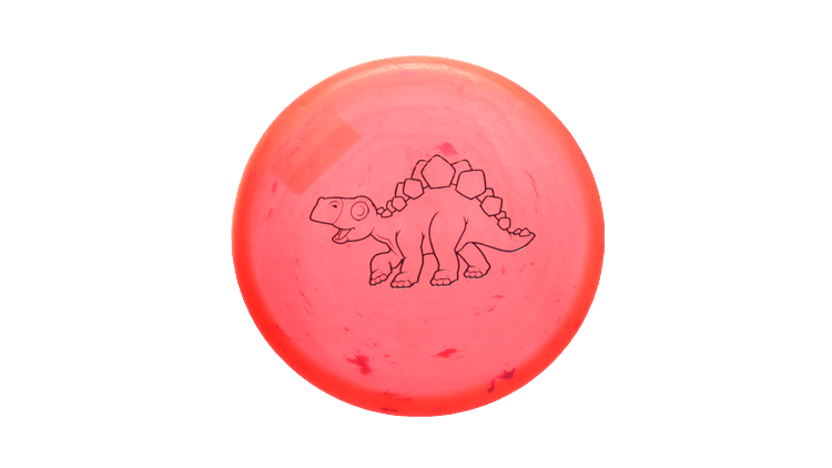 Dino Discs Egg Shell Stegosaurus Midrange Front View