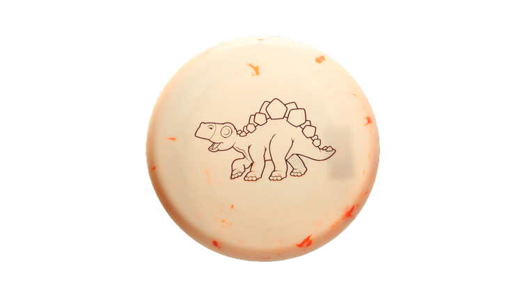 Dino Discs Egg Shell Stegosaurus Midrange Front View