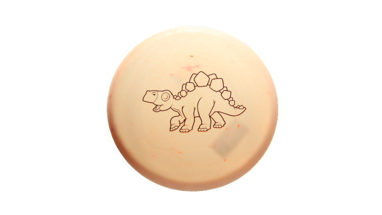 Dino Discs Egg Shell Stegosaurus Midrange Front View