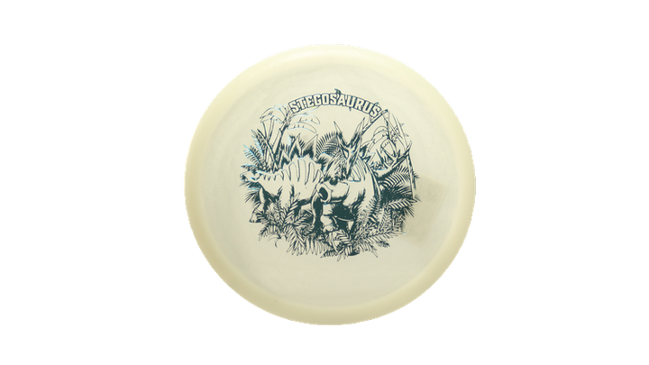 Dino Discs Egg Shell Glow Stegosaurus Midrange Front View