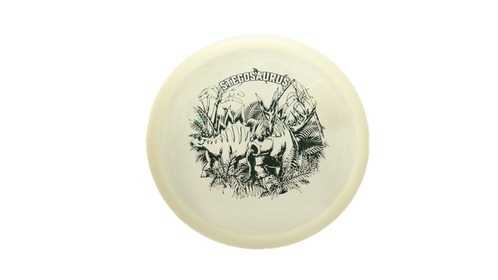 Dino Discs Egg Shell Glow Stegosaurus Midrange Front View