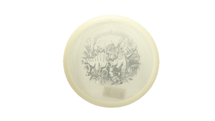 Dino Discs Egg Shell Glow Stegosaurus Midrange Front View