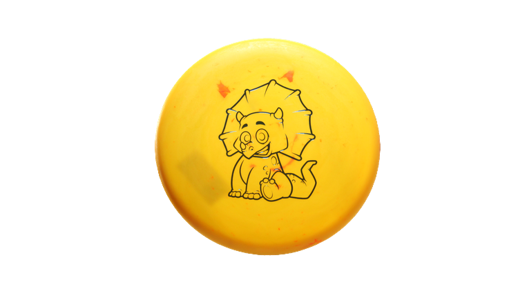 Dino Discs Egg Shell Triceratops Putter Front View