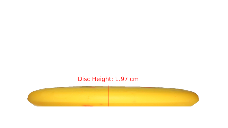 Dino Discs Egg Shell Triceratops Putter Profile View