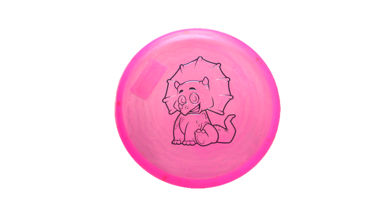 Dino Discs Egg Shell Triceratops Putter Front View