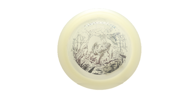 Dino Discs Egg Shell Glow Tyrannosaurus Rex Distance Driver Front View
