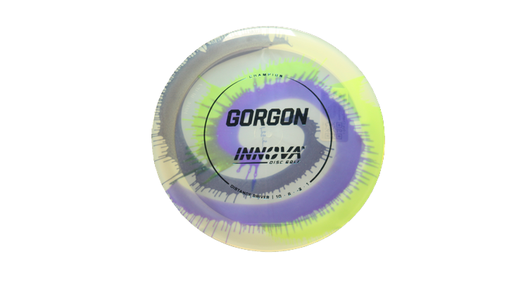 Innova I-Dye Champion Gorgon Distance Driver Front View