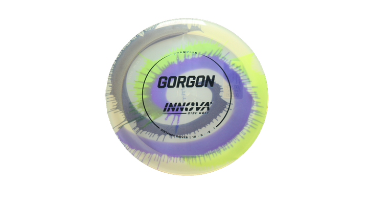 Innova I-Dye Champion Gorgon Distance Driver Front View
