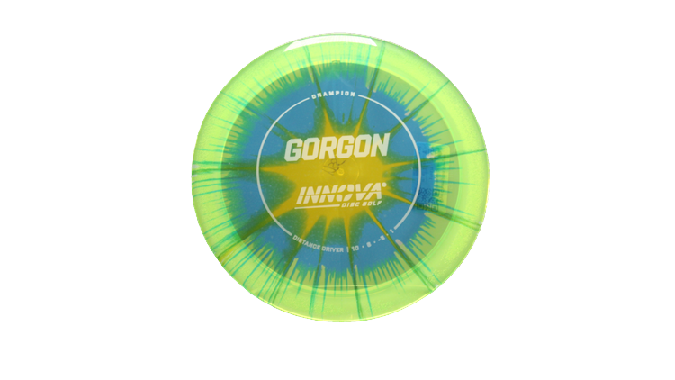 Innova I-Dye Champion Gorgon Distance Driver Front View
