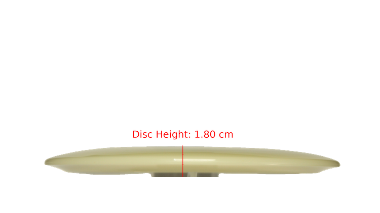 Discraft Mega Glo Z Cicada Fairway Driver Profile View