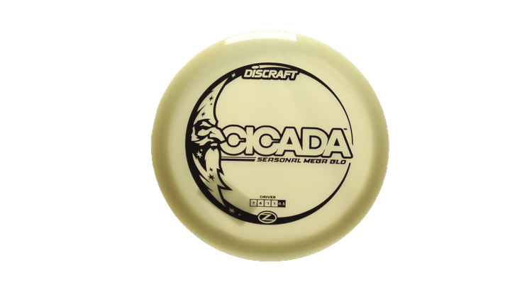 Discraft Mega Glo Z Cicada Fairway Driver Front View