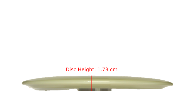 Discraft Mega Glo Z Cicada Fairway Driver Profile View