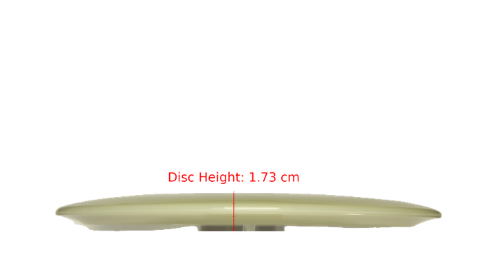 Discraft Mega Glo Z Cicada Fairway Driver Profile View
